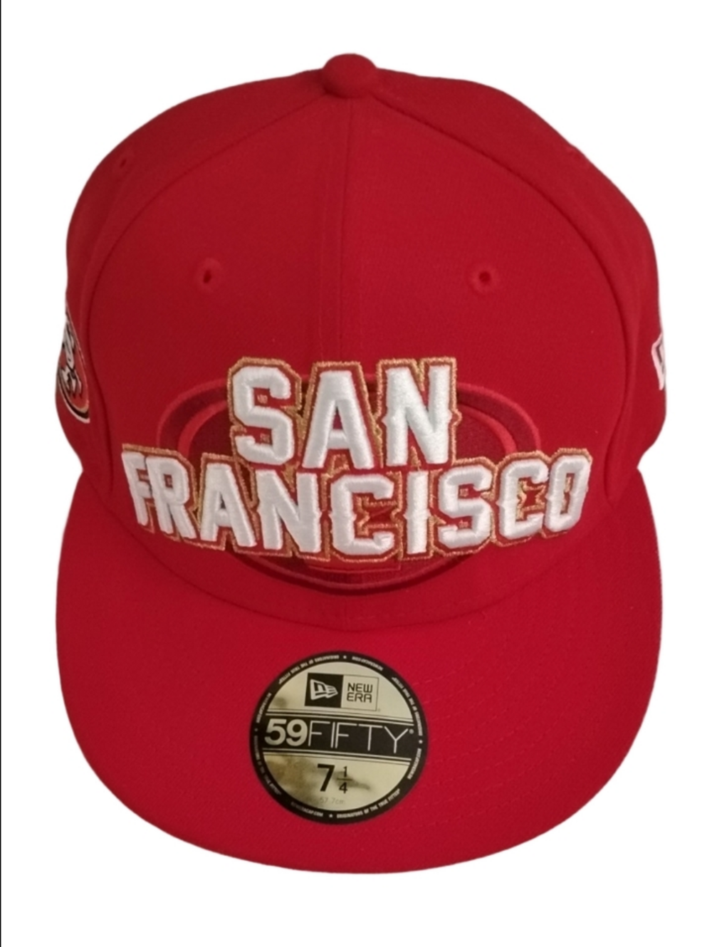 New Era Red Vintage Fitted NFL SF 49ers Embroidered Fitted Hat